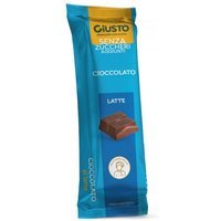 Giusto Senza Zucchero - Barretta Cioccolato al Latte Senza Glutine, 42g