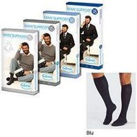 Gloria Med Man Support 18 Cotone Gambaletto 18 Blu 3