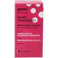 Goovi Shape Your Booty Integratore Alimentare Metabolismo Cellulite, 60compresse