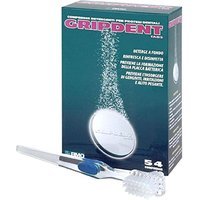 Gripdent Tabs Pulitore Protesi Pulizia Dentiera, 54 Compresse + Spazzolino