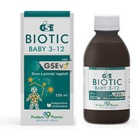 GSE Biotic - Baby 3-12 Integratore per il Sistema Immunitario, 250ml
