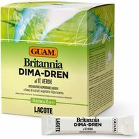 Guam Britannia Dima-Dren al Tè Verde Diuretico Depurativo Drenante, 30 stick
