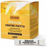 Guam Britannia Ventre Piatto Integratore Funzione Digestiva, 30 Bustine