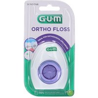 GUM Ortho Floss - Gum filo interdentale spugnoso, 50 fili