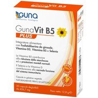 Guna GunaVit B5 Plus Integratore Energia e Sistema Immunitario, 30 Capsule
