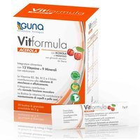 Guna Vitformula Acerola Integratore Ricostituente e Antiossidante, 30 Bustine