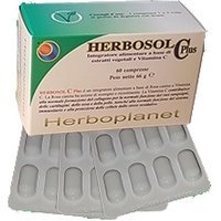 Herboplanet Herbosol C Plus - Integratore alimentare con rosa canina e vitamina C, 60 compresse