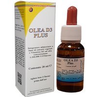 Herboplanet Olea D3 Plus Integratore di Vitamina D3 gocce, 20ml