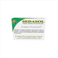 Herboplanet Sedasol Integratore Alimentare, 60 Compresse