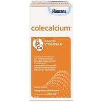 Humana Colecalcium Integratore Alimentare Calcio e Vitamina D, 250ml