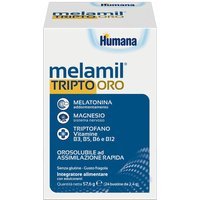 Humana Melamil Tripto Oro Integratore Alimentare, 24 Bustine