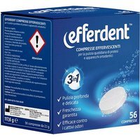 Incos Efferdent Pulizia Protesi e Apparecchi, 56 Compresse Effervescenti