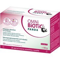 Institut Allergosan Omni Biotic Panda - Probiotici per la flora intestinale, 30 bustine da 3 g