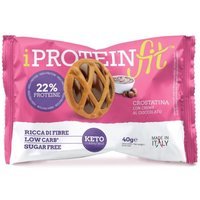 IProteinFit Crostatina con Crema al Cioccolato 22% di Proteine, 40g