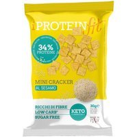 IProteinFit Mini Cracker al Sesamo 34% di Proteine, 30g