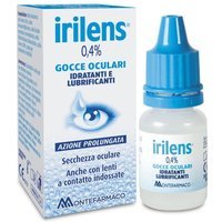 Irilens Gocce Oculari 0,4% Acido Ialuronico Idratanti e Lubrificanti Occhio Secco, 10ml