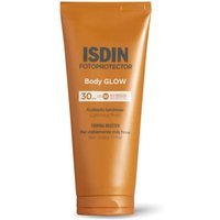 ISDIN Fotoprotector - Body Glow SPF30 Protezione Solare Corpo Leggera Illuminante, 200ml