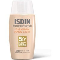 ISDIN Fotoprotector - Fusion Water Magic Light SPF50 Protezione Solare Viso Colorata, 50ml
