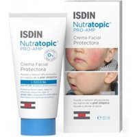 Isdin Nutratopic Pro-AMP Crema Viso Pelle Atopica, 50Ml