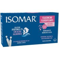 Isomar Soluzione Ipertonica 3% con Acido Ialuronico, 20 flaconcini