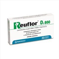 Italchimici Reuflor D 3 800 Integratore Fermenti Lattici 20Compresse