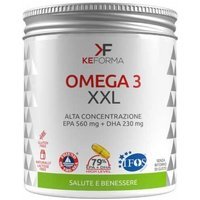 KeForma Omega 3 XXL Integratore Alimentare Salute e Benessere, 240 perle