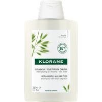 Klorane Latte D'Avena - Shampoo Ultra-Dolce per Tutti i Tipi di Capelli, 200ml