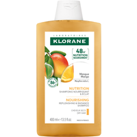 Klorane Mango - Shampoo Nutritivo Capelli Secchi Aridi Sfibrati, 400ml