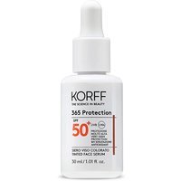 Korff 365 Protection - Siero Viso Colorato SPF 50+ Protezione Molto Alta, 30ml