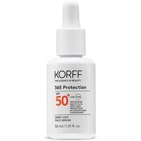 Korff 365 Protection - Siero Viso SPF 50+ Protezione Solare Molto Alta, 30ml