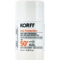 Korff 365 Protection - Stick Viso e Corpo SPF50+ Protezione Molto Alta, 25ml