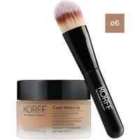 Korff Cure Make Up - Fondotinta in Crema Effetto Lifting N. 06, 30ml + Pennello