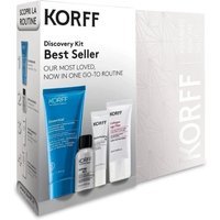 Korff Discovery Kit Best Seller Cofanetto Regalo Latte All in One + Soluzione Esfoliante + Siero Viso + Crema Viso