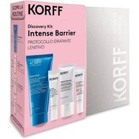 Korff Discovery Kit Intense Barrier Cofanetto Regalo Latte All in One + Siero Viso + Crema Viso + Fluido Viso SPF50+