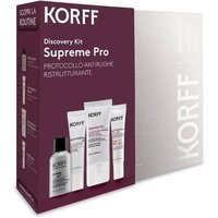 Korff Discovery Kit Supreme Pro Cofanetto Soluzione Esfoliante + Siero Viso + Crema Viso + Fluido Viso SPF50+