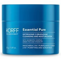Korff Essential - Essence Maschera 2 In 1 Purificante e Scrub, 50ml