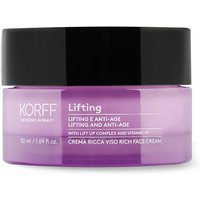 Korff Lifting - Crema Viso Ricca Anti-Età per Pelle Normale e Secca, 50ml