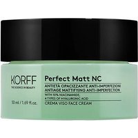 Korff Perfect Matt NC Crema Viso Antietà Opacizzante Anti-Imperfezioni, 50ml
