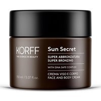 Korff Sun Secret - Crema Solare Super Abbronzatura Viso e Corpo, 150ml