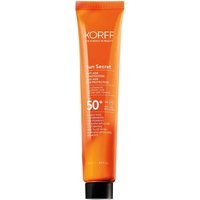 Korff Sun Secret - Fluido Viso Uniformante Anti Age SPF50+ Colorato Light, 50ml
