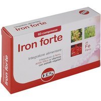 Kos Iron Forte Integratore Ferro Acido Folico e Vitamine, 60 Compresse