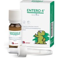 Laborest Entero 4 - Integratore Flora Intestinale e Sistema Immunitario, 8ml