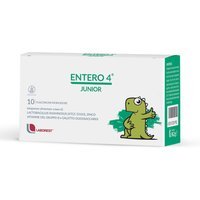 Laborest Entero 4 - Junior Integratore Flora Intestinale e Difesa, 10 Flaconcini