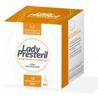 Lady Presteril Assorbenti Interni Mini Ipoallergenici e in Puro Cotone, 16 Pezzi
