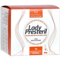 Lady Presteril Normal Assorbenti Interni in Cotone, 16 assorbenti
