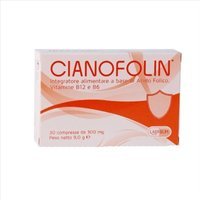 Laerbium Pharma Cianofolin Integratore Alimentare, 30 Compresse