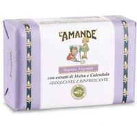 L'Amande Marseille - Sapone Vegetale Malva E Calendula, 200g