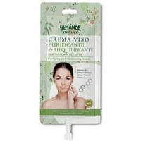 L'Amande Nature - Crema Viso Purificante Riequilibrante Sebonormalizzante, 15ml