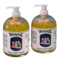 L'Amande Sapone Liquido Vegetale con Olii Essenziali, 500ml