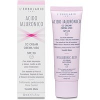 L'Erbolario Acido Ialuronico - CC Cream Crema Viso Colorata tonalità Miele, 50ml